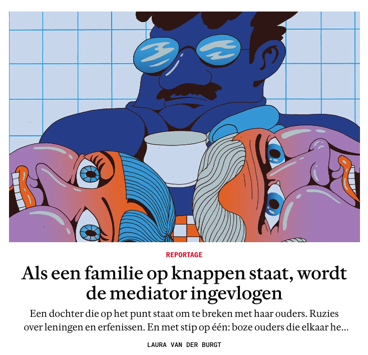 Vrij Nederland Gideon de Haan mediator